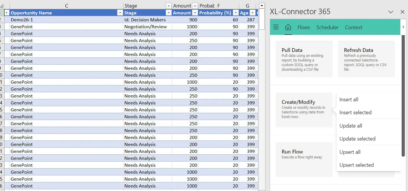 Mass update Salesforce records