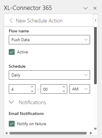 Automate import contact operation using Scheduler