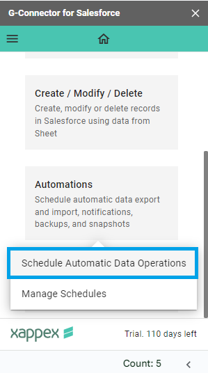 Automate bulk import Contacts to Salesforce with G-Connector