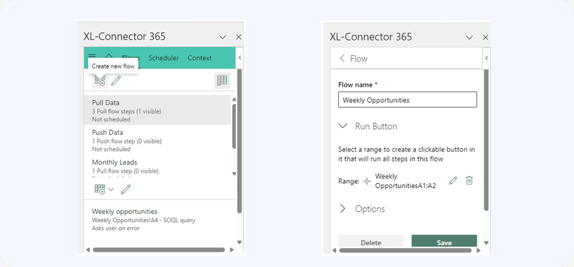 Create new custom flow