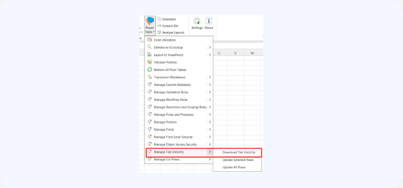Manage Tab Visibility