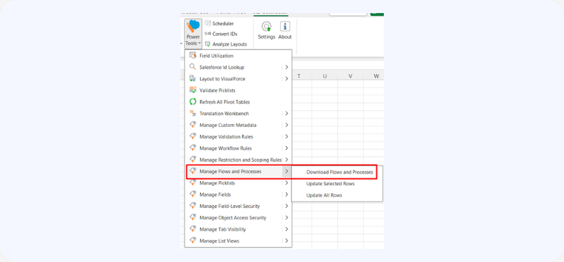 Manage Flows and Processes