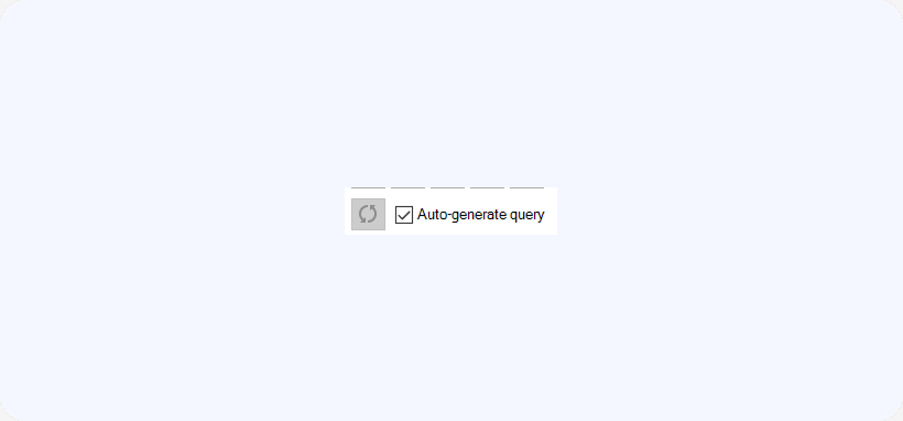 Autogenerate query