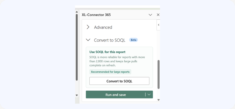 Convert to SOQL