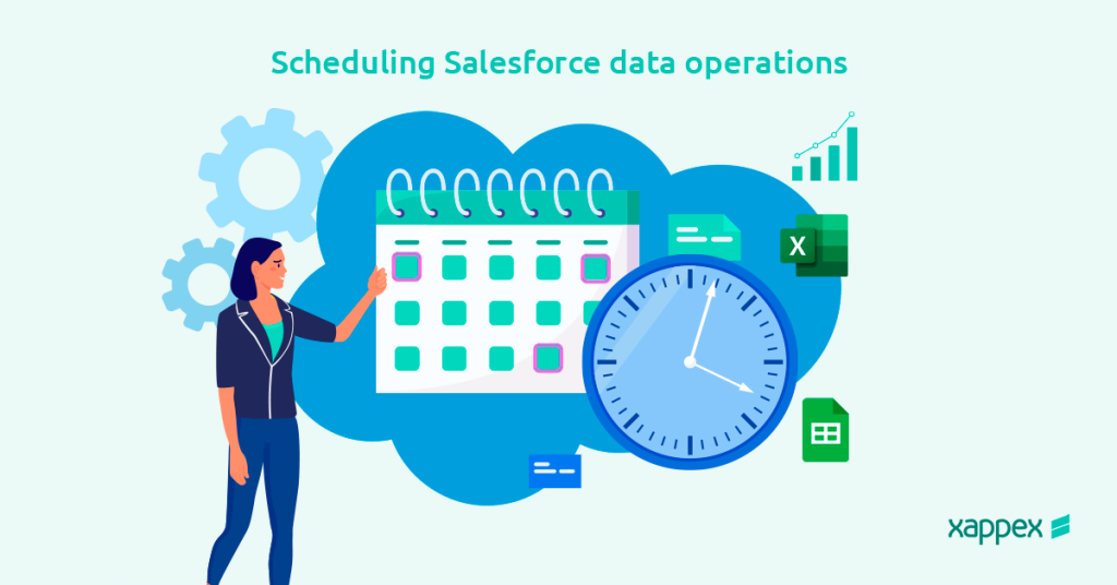 Scheduling Salesforce data operations