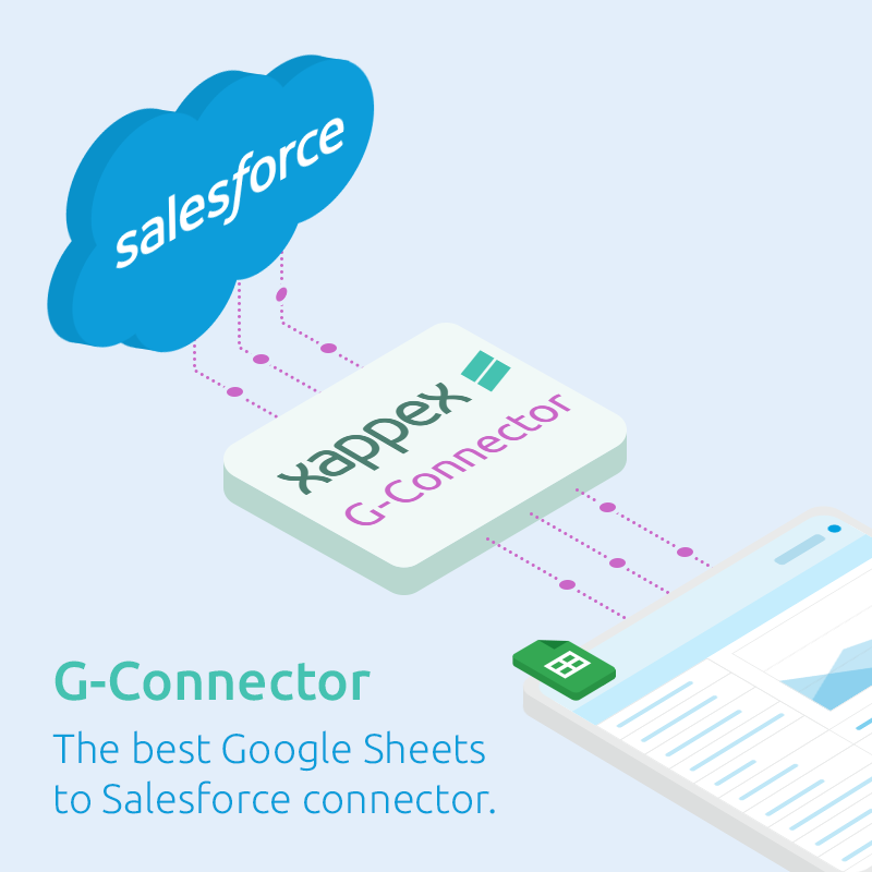 G-Connector Google Sheets to Salesforce connector