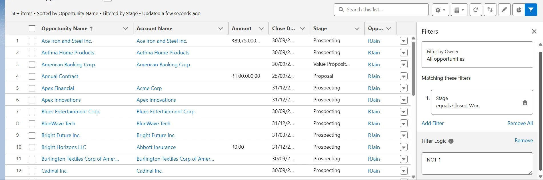 SOQL query results showing Contacts with a non-null Email field using != null filter